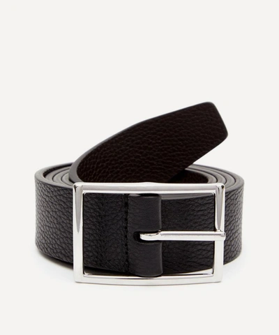 Anderson's Mens Reversible Leather Belt In Black Brown