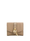 Chloé Small Abi Tri-fold Wallet In 大地色