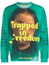 Vyner Articles Trapped In Freedom Sweatshirt In Green