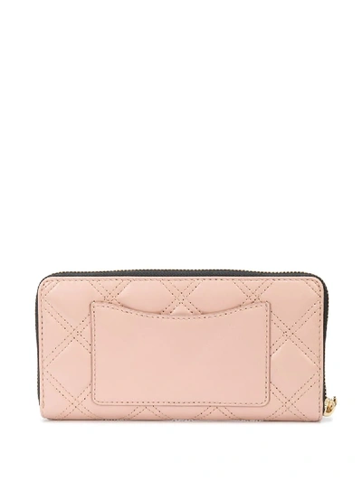 Marc Jacobs Quilted Continental Wallet In Pink