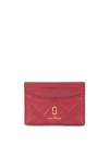 MARC JACOBS THE QUILTED SOFTSHOT CARD CASE