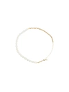 ANISSA KERMICHE GOLD-PLATED DUEL PEARL NECKLACE