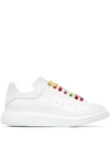 ALEXANDER MCQUEEN MULTICOLOURED LACES CHUNKY SNEAKERS