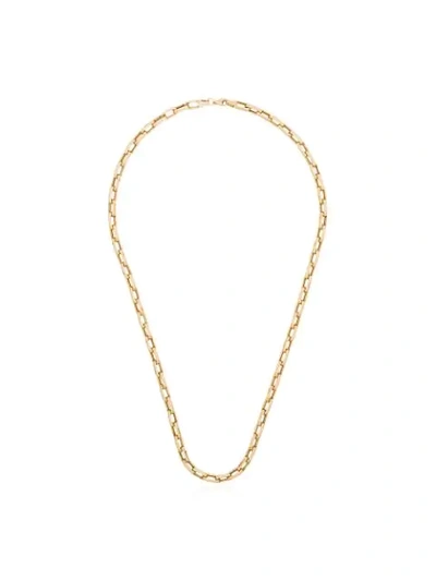 Dru 14k Yellow Gold Antique Link Chain Necklace