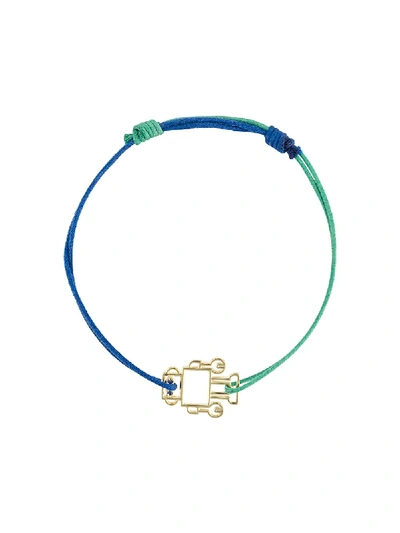 Aliita Robot Zaffiro Blu Bracelet In Green