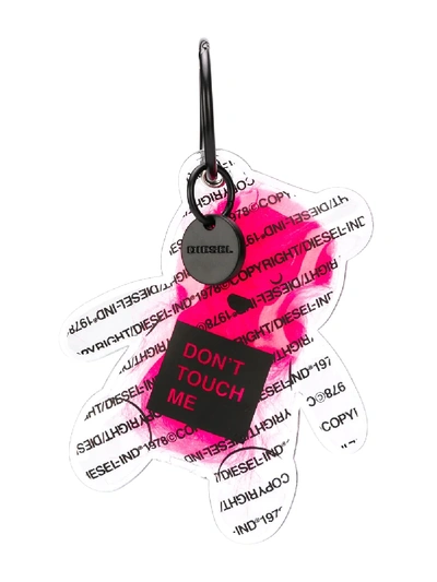 Diesel Don't Touch Me Keyring In Pink