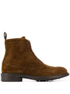 SCAROSSO JOHN LACE-UP BOOTS