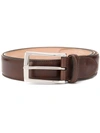 Scarosso Belts Cintura Marrone Classica Calf Leather In Brown Calf
