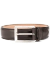 Scarosso Classic Square Buckle Belt In Brown