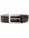 Scarosso Belts Cintura Nera Classica Calf Leather In Black Calf