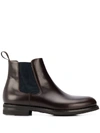 Scarosso Sandra Chelsea Boots In Brown