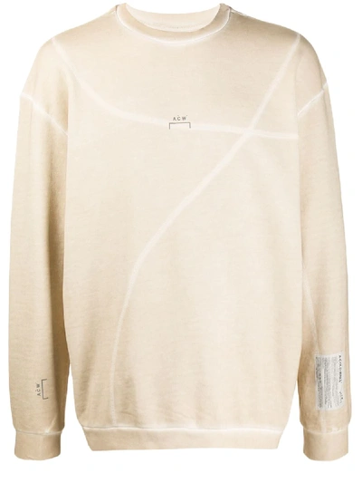 A-cold-wall* Oversized Sweatshirt In Neutrals