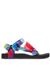 ARIZONA LOVE BANDANA KNOTTED FLAT SANDALS