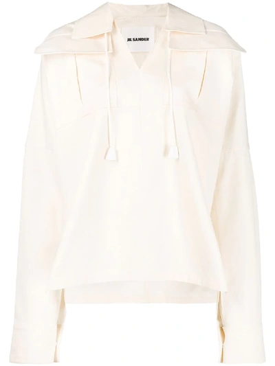 Jil Sander Maylin Double Pocket Tunic In Neutrals