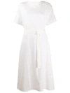 Y-3 BELTED T-SHIRT DRESS