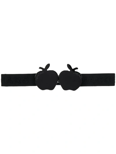 Marc Jacobs The Apple Belt In Black