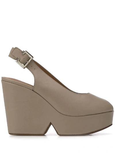 Robert Clergerie Dylan 115mm Platform Sandals In Neutrals