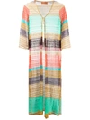 MISSONI LONG STRIPED PATTERN COVER-UP