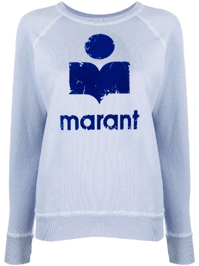 Isabel Marant Étoile Logo Print Jumper In 蓝色