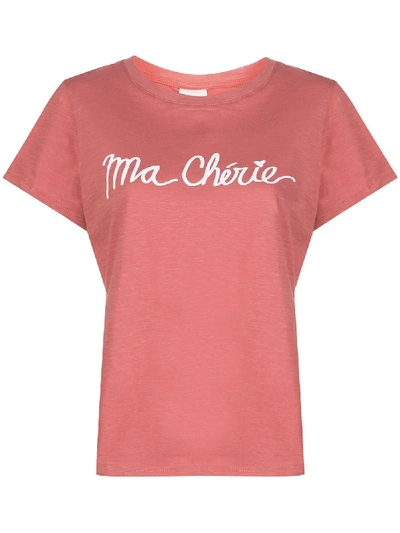 Cinq À Sept Ma Cherie T-shirt In Pink