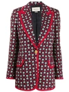 GUCCI HORSEBIT-PRINT BLAZER