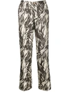 F.R.S FOR RESTLESS SLEEPERS PRINTED TAPERED TROUSERS