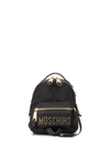 MOSCHINO MINI STUDDED LOGO BACKPACK