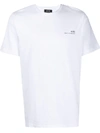 Apc Crew Neck Logo Printed T-shirt In White