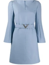 VALENTINO V BELTED DRESS