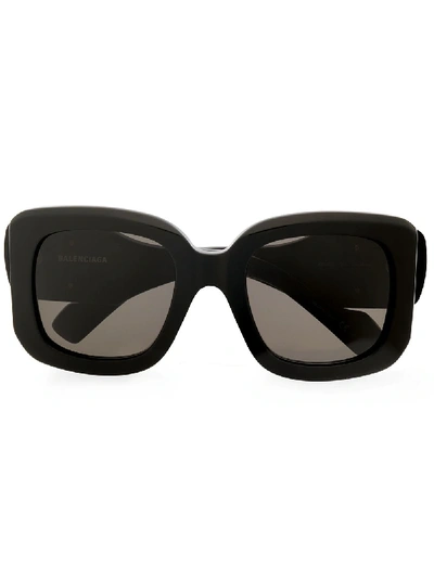 Balenciaga Paris D-frame Sunglasses In Black