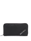 DIESEL ZIPPED TEXTURED WALLET