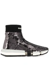 DIESEL SEQUIN ANKLE BOOTS