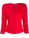 EMPORIO ARMANI RUCHED STRETCH FIT JACKET