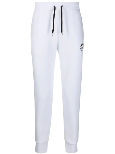Emporio Armani Logo Patch Track Trousers In White
