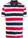 PAUL & SHARK SHORT SLEEVE BLOCK STRIPE POLO SHIRT