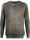 Avant Toi Relaxed Fit Jumper In Grey