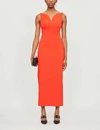 EMILIA WICKSTEAD MATHILDA SWEETHEART CREPE MAXI DRESS,134-3006321-RS2002626