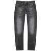 7 FOR ALL MANKIND SLIMMY TAPERED GREY SLIM-LEG JEANS,3114767