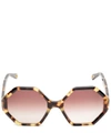Chloé Willow Sunglasses In Brown