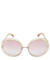 Chloé Carlina Sunglasses In Ivory