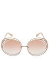 Chloé Carlina Sunglasses In Nude