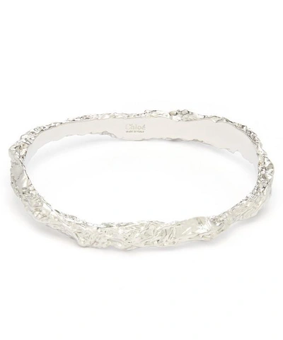 Chloé Silver-tone Anouck Bracelet In Palladium
