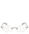 CHLOÉ ROSIE RIMLESS CAT-EYE OPTICAL GLASSES,000641355