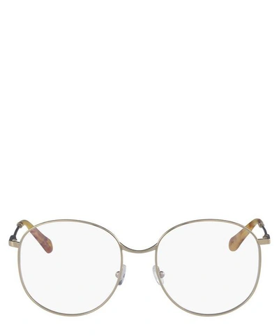 Chloé Ayla Round-frame Optical Glasses In Gold