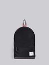 Thom Browne Black Leather Base Unstructured Backpack