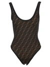 FENDI MONOGRAM-PRINT REVERSIBLE SWIMSUIT,11196238