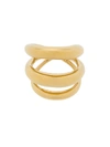Charlotte Chesnais Gold Vermeil Echo Ring In Not Applicable