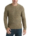 LUCKY BRAND MEN'S MARLED KNIT SWEATER