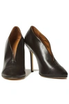 VICTORIA BECKHAM REFINED PIN LEATHER PUMPS,3074457345621816199