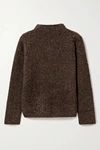 THE ROW CERA MÉLANGE CASHMERE AND SILK-BLEND SWEATER